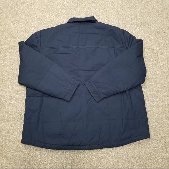 The North Face Size Small Men M66 Insulated Stuffed Shirt Jacket Coat Navy NF0A7 - Picture 2 of 5